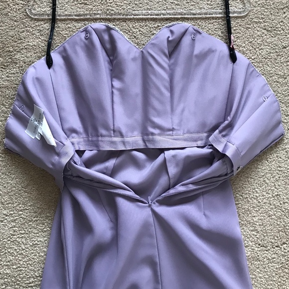 SORELLA VITA Bridesmaid Gowns Lilac Lace Size 4&6 - Picture 6 of 8